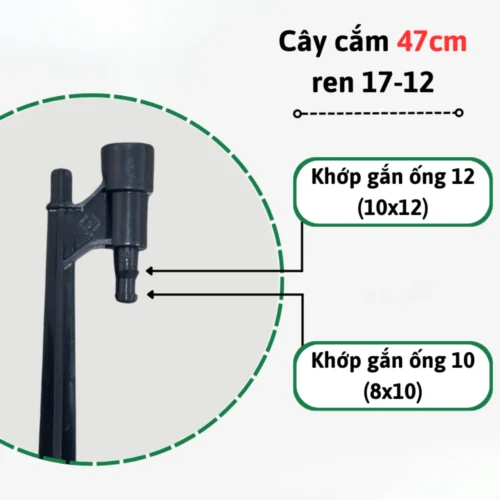 cay cam bec cao 47cm ren 17mm ra ong 10 12mm