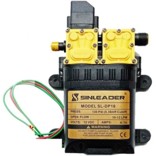 Máy bơm đôi Sinleader 12V chuyên tưới lan, vườn rau, cây cảnh