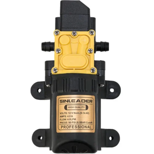 Máy bơm đơn Sinleader 12V chuyên tưới lan, tưới cây, tưới rau